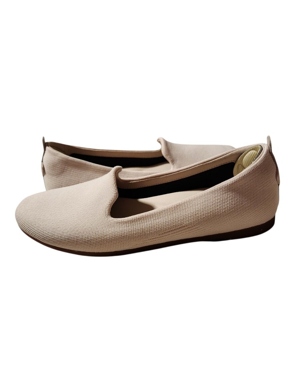 Vessi Market Flat Womens Size 11 Cream Trail Shore Waterproof Loafers EUC - Picture 1 of 12